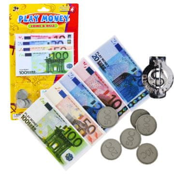 slomart Set igralnih evrskih bankovcev in kovancev