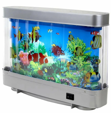 slomart ATL LED nočna lučka, akvarij z ribicami