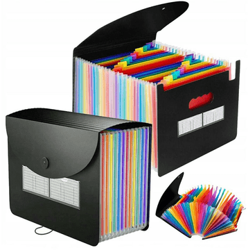 slomart ATL DA288 Harmonika organizator za dokumente A4, 25 predelkov