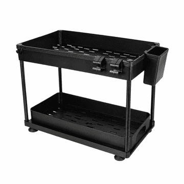 slomart ATL DA675 Organizator pod umivalnik, črn