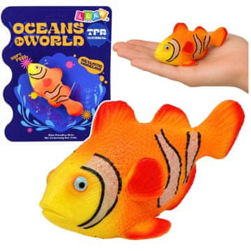 slomart LEAN TOYS GUMIJASTI OKEANSKI BLAZENEK - Realistična Figurica, 10,5 cm