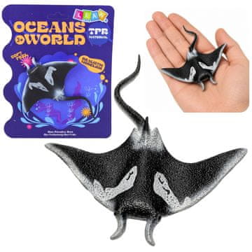 slomart LEAN TOYS GUMIJASTA SKATI - Realistična Figurica Morske Ribe, 13 cm