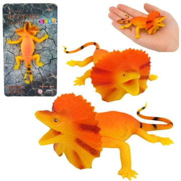 slomart LEAN TOYS GUMIJASTA USNJENA GUŠTER - Realistična Figurica, 19 cm