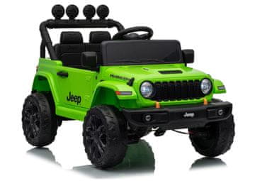 slomart LEAN CARS Jeep Rubicon DK-JWR558 24V otroški avto na akumulator, zelen