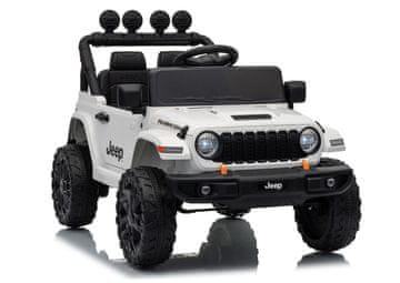 slomart LEAN CARS Jeep Rubicon DK-JWR558 24V otroški avtomobil na akumulator, bel