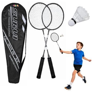 slomart Set za badminton (črni)