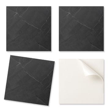 COLORAY Samolepilne vinilne ploščice s potiskom elegantnega marmornega vzorca 4x50x50 cm