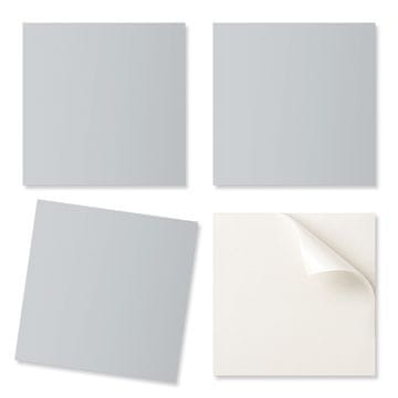 COLORAY Samolepilne vinilne ploščice, idealne za moderno notranjost, sive barve, 20x20x20 cm
