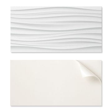 COLORAY Paket PVC vinilnih ploščic Valovi v minimalističnem slogu 10x40x20 cm