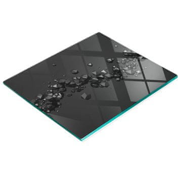 shumee Kaljena večnamenska dekorativna 3D steklena deska za rezanje 60x52 cm