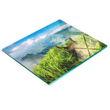 shumee Kaljena večnamenska dekorativna steklena nadstrešnica za pot 60x52 cm
