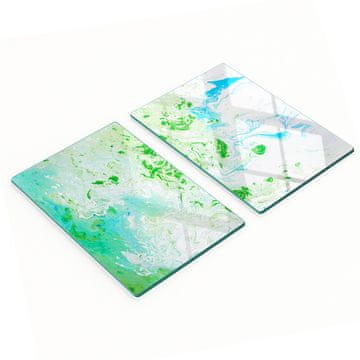 shumee Kaljene večnamenske dekorativne steklene plošče abstraktne 2x40x52 cm