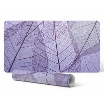 shumee Dekorativna podloga za pisalno mizo z vzorcem nežnih listov 120x60 cm
