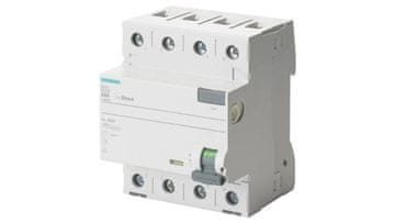 Siemens 4P 63A 0,03A Diferencialno stikalo tipa A 30mA 400V Sentron 5SV3346-6
