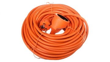 Emos Vrtni podaljšek 1-vtičnica z/brez 20 m /H05VV-F 3x1,5/ oranžen P01120