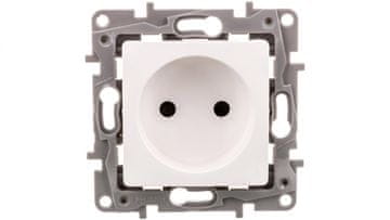 LEGRAND Niloe Enojna vtičnica 2P 16 A 250 V z zaščitnimi roletami bela 764538