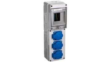shumee Razdelilna omarica za stavbe, 4 moduli, 3x16A 2P+Z RSE-01 IP54 942060