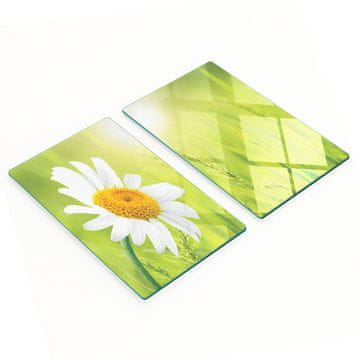 shumee Večnamenske dekorativne kuhinjske deske Kaljena marjetica 2x30x52 cm