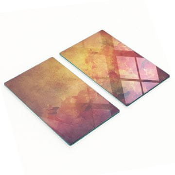shumee Kuhinjske večnamenske dekorativne kaljene cvetlične deske 2x30x52 cm