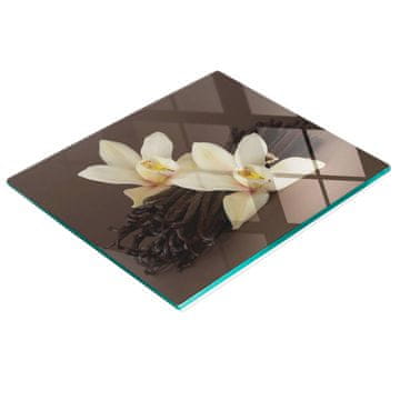 shumee Kaljena večnamenska dekorativna steklena tabla Vanilla Bean 60x52 cm