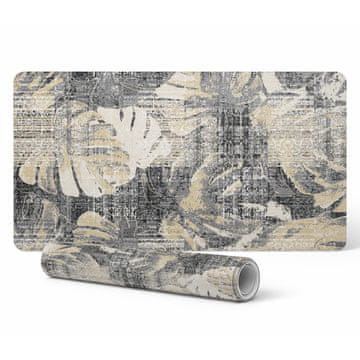 shumee Protizdrsna vinilna dekorativna podloga Listi Retro Vintage 90x45 cm