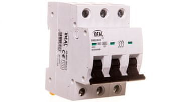 Kanlux Preobremenilno odklopno stikalo 3P B 63A 6kA AC KMB6-B63/3 VDE 23170