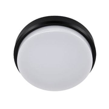 Ideus Hermetična LED stropna svetilka črna 12W 4100K IP65 aron Ideus 03800