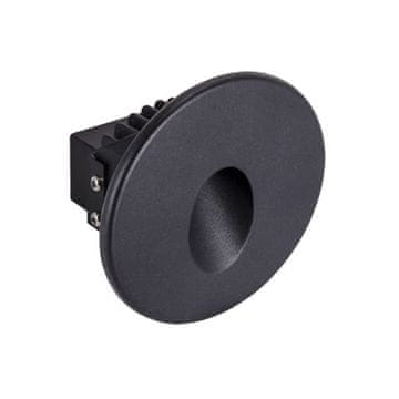 Ideus LED stopniščna svetilka 1,6 W 75 lm 4000 K črna AZYL 03906