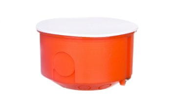 Elektro-Plast 80mm škatla z navojnimi ploščicami, oranžna PO-80 0209-00 /35 kosov/
