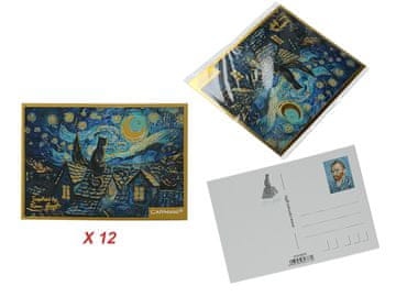 Carmani Komplet 12 razglednic - navdihnjene s slikami V. van Gogha (carmani)