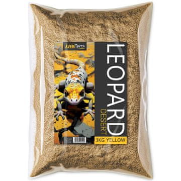 Švedska LEOPARD puščavsko rumena 3 kg - terarijska glina