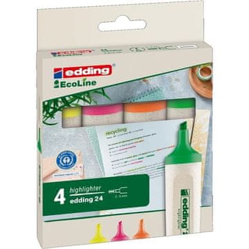Edding Označevalnik Ecoline 24, komplet 4 barv