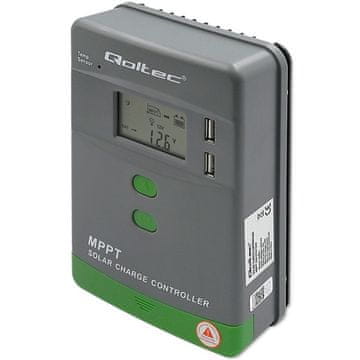 slomart Qoltec MPPT 20A solarni regulator polnjenja, 12/24V, LCD, 2x USB