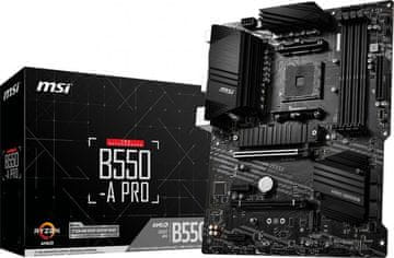slomart Matična plošča MSI B550-A PRO, ATX, AM4, DDR4, HDMI/DP, M.2