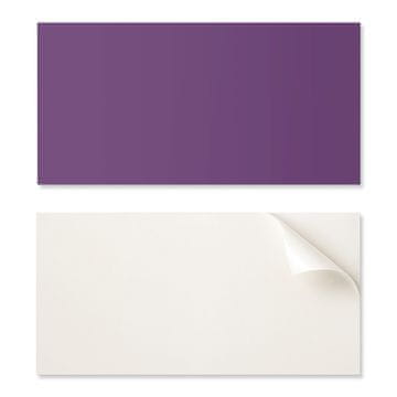 COLORAY Samolepilna vinilna plošča z dekorativnim tiskom 120x60 cm vijolične barve