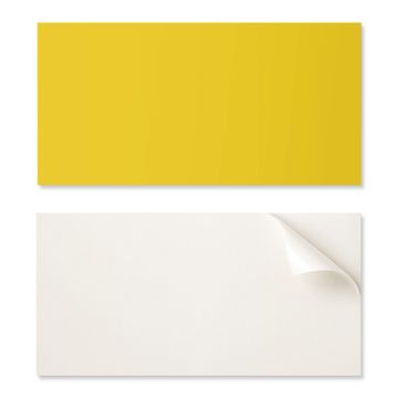 COLORAY Samolepilna dekoracija z grafiko za pisarno ali delovno sobo 100x50 cm rumene barve