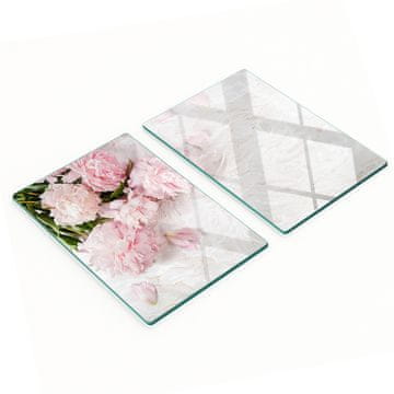 shumee Večnamenske dekorativne steklene table z vzorcem potonik 2x40x52 cm