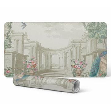 shumee Moderna zaščitna podloga za miško Palace Garden s pticami 120x60 cm