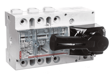 LEGRAND 3P 125A vistop stikalo za odklop /sprednji pogon črne barve/ 022534