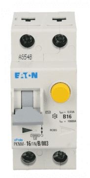 Eaton Diferencialno stikalo 2P 16A B 0,03A tip AC PKNM 16/1N/B/003 236200