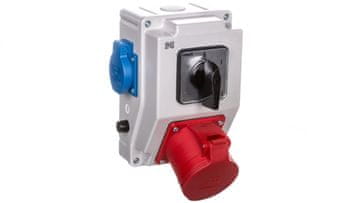 Elektro-Plast Odklopnik za razdelilnik RS-Z 0-1 3P+N+Z 32A, 2P+Z 230V siv 6275-00