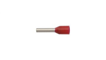 shumee Izolirana kabelska tulka 1mm2/8mm rdeče pocinkana TI1L8 /100 kosov/