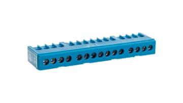 shumee N15H modra barva 15x16mm2 Nevtralni priključni blok IP20 MAD1015N15