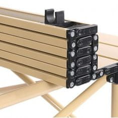 ZLOŽLJIVA CATERING TURISTIČNA PIKNIK MIZA 53X51 CM BEŽ MIZA