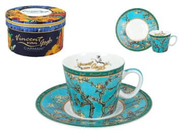 Carmani, skodelica za espresso 90 ml - VAN Gogh/Cvet mandljev
