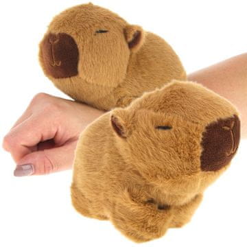 R2Invest Plišasta igrača Capybara za otroke, zapestnica, plišasta zapestnica