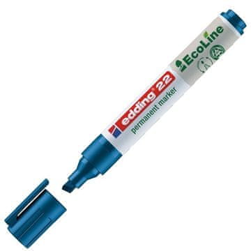 Edding Permanentni marker Ecoline 22, modri