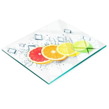 shumee Kuhinjska večnamenska dekorativna steklena plošča Citrusi 60x52 cm