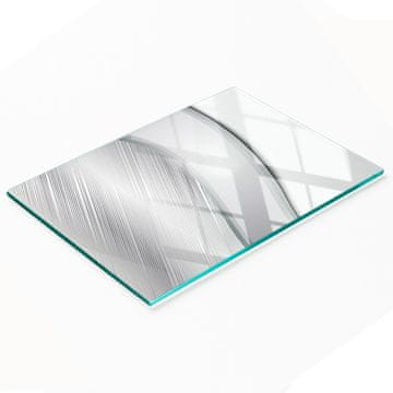 shumee Dekorativna steklena deska za rezanje z grafično teksturo 80x52 cm