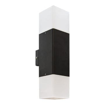 Ideus Zunanja vrtna stenska svetilka črna IP44 2x15W 2xE27 D Ideus 03653